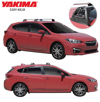 Subaru Impreza roof racks Yakima Whispbar